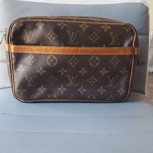 Authentic Louis Vuitton Monogram Cosmetic Clutch Bag